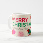 Frohe Weihnachten Meine Liebe Tasse (Vorderseite Links)