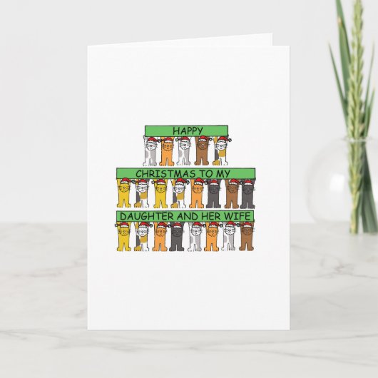Frohe Weihnachten meine Tochter und ihre Ehefrau. (Vorderseite)