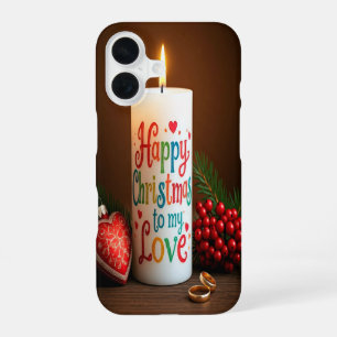 Frohe Weihnachten meiner Liebe iPhone 16 Hülle