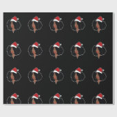 Frohe Weihnachten Melanin Black African American S Geschenkpapier (Flach)