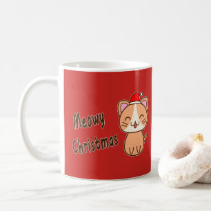 Frohe Weihnachten Meowy Kaffeetasse