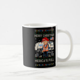 Frohe Weihnachten Mericas volle lustige Trump-Weih Kaffeetasse