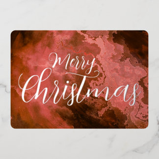 Frohe Weihnachten Mermorit Grunge Textur Folien Feiertagskarte