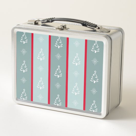 Frohe Weihnachten Metall Lunch Box (Vorderseite)
