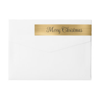 Frohe Weihnachten Metallic Gold