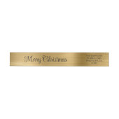 Frohe Weihnachten Metallic Gold (Person)