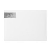 Frohe Weihnachten Metallic Silver Black (Vorderseite)