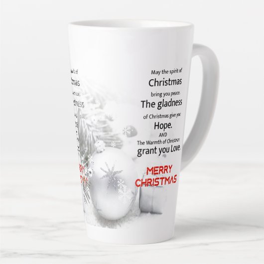 Frohe Weihnachten Milchtasse (Rechte Ecke)