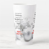 Frohe Weihnachten Milchtasse (Vorderseite)