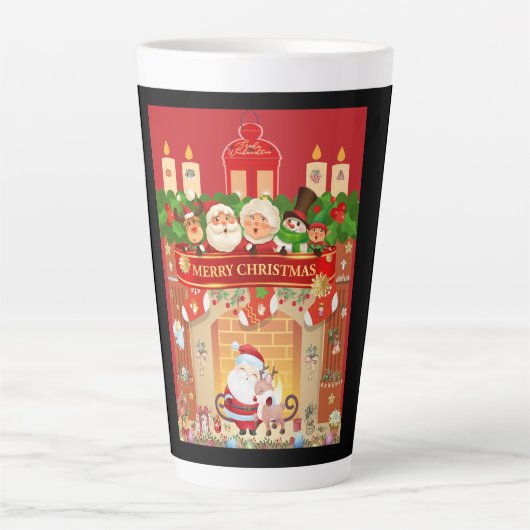 Frohe Weihnachten  Milchtasse (Vorderseite)