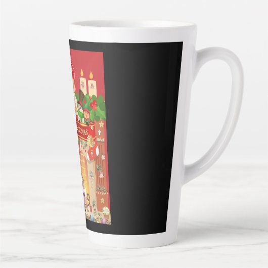 Frohe Weihnachten Milchtasse (Rechts)