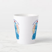 Frohe Weihnachten Milchtasse (Vorderseite)
