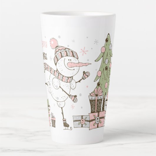 Frohe Weihnachten Milchtasse (Vorderseite)