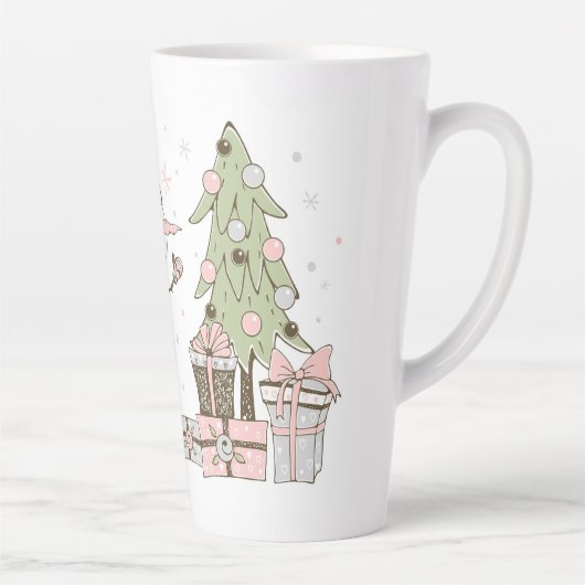 Frohe Weihnachten Milchtasse (Rechts)