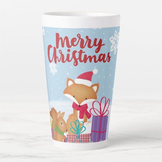 Frohe Weihnachten Milchtasse (Vorderseite)