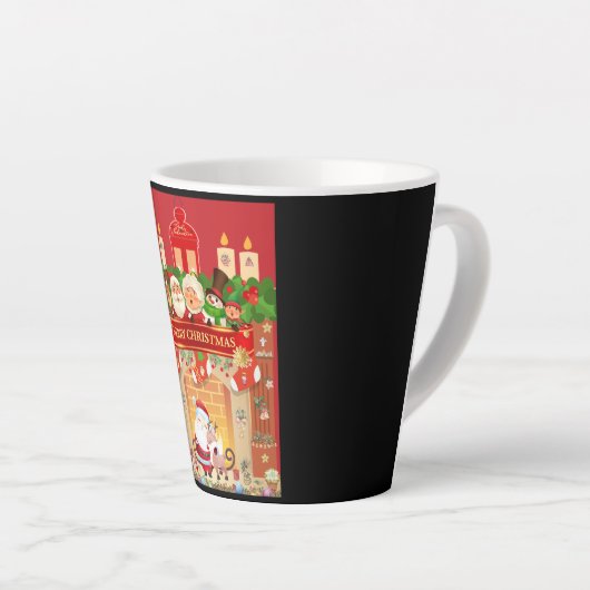 Frohe Weihnachten Milchtasse (Rechte Ecke)