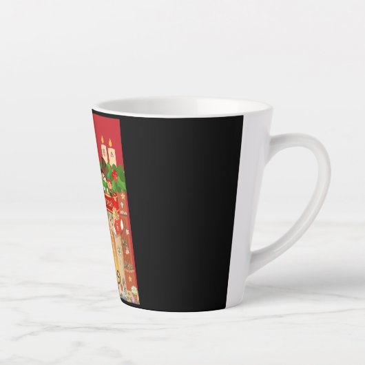 Frohe Weihnachten Milchtasse (Rechts)