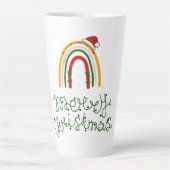 Frohe Weihnachten Milchtasse (Vorderseite)