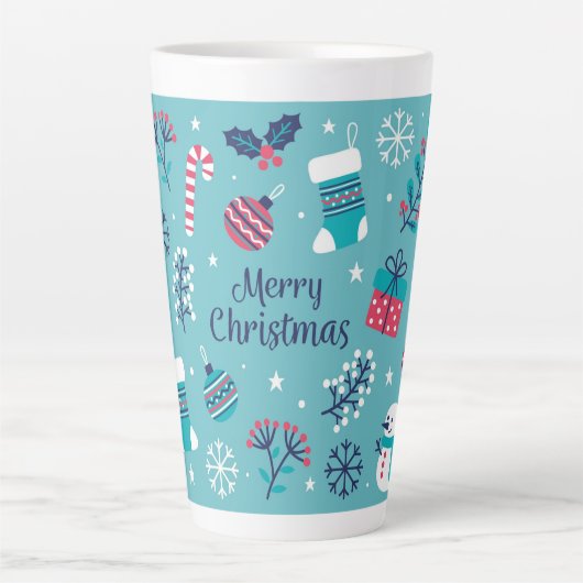 Frohe Weihnachten Milchtasse (Vorderseite)