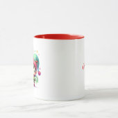 Frohe Weihnachten Mimi Personalisiert Elves Tasse (Zentrum)