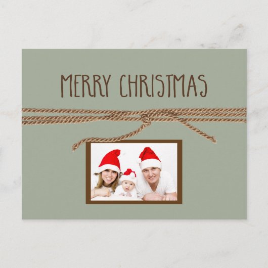 Frohe Weihnachten Mini-Foto (Vorderseite)