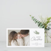 Frohe Weihnachten Minimal Holiday Bouquet (Stehend Vorderseite)