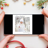 Frohe Weihnachten Minimal Modernes Foto