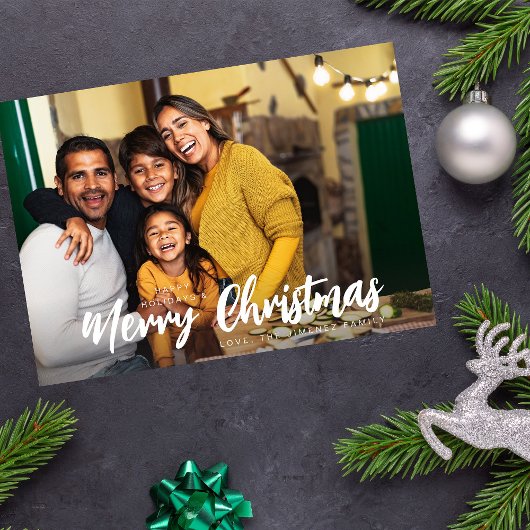 Frohe Weihnachten Minimalistisch H Foto 3