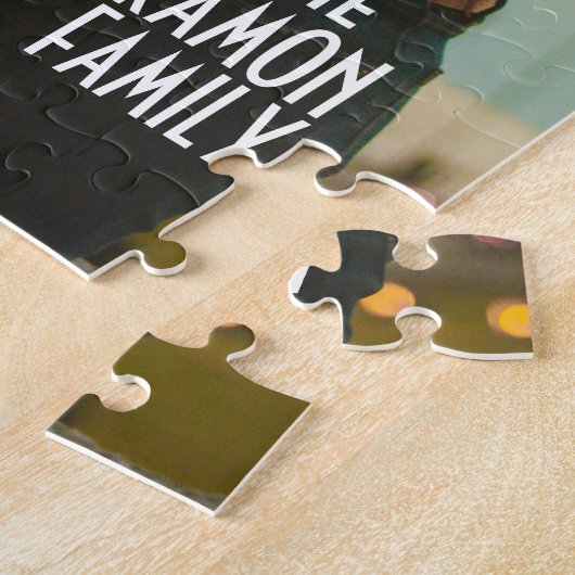 Frohe Weihnachten Minimalistisch und modern Foto Puzzle (Seite)