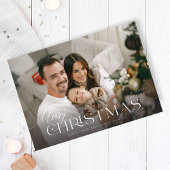 Frohe Weihnachten Minimalistisches H-Foto