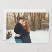 Frohe Weihnachten Mistletoe Moderne Paare 4 Foto (Rückseite)