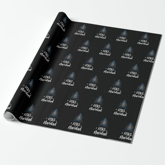 Frohe Weihnachten mit Argentinienflagge Geschenkpapier (Ungerollt)