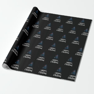 Frohe Weihnachten mit australischer Flagge Geschenkpapier
