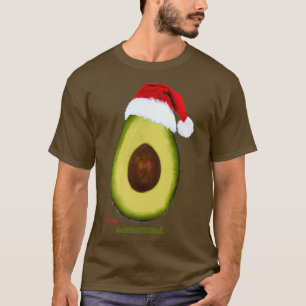 Frohe Weihnachten mit Avocado Niedlich Weihnachtsw T-Shirt