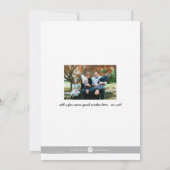 Frohe Weihnachten mit Back Foto (Rückseite)