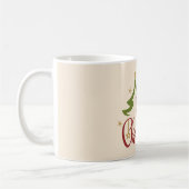 Frohe Weihnachten mit Baum Kaffeetasse (Links)
