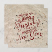 Frohe Weihnachten mit Bibelverse (Vorne/Hinten)