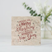 Frohe Weihnachten mit Bibelverse (Stehend Vorderseite)