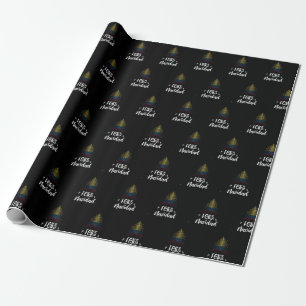 Frohe Weihnachten mit Columbia-Flagge Geschenkpapier