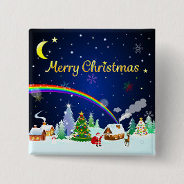 Frohe Weihnachten mit Crescent Moon Button
