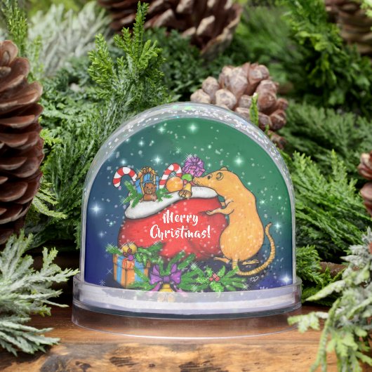 Frohe Weihnachten mit dem Rattenprinzen Schneekugeln (Winter)