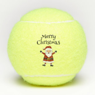 Frohe Weihnachten mit dem Weihnachtsmann Tennisbälle