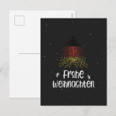 Frohe Weihnachten mit deutscher Flagge (Vorne/Hinten)