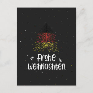 Frohe Weihnachten mit deutscher Flagge