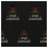 Frohe Weihnachten mit deutscher Flagge Stoff (Muster)