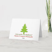 Frohe Weihnachten mit drei King Charles Spaniels (Rückseite)