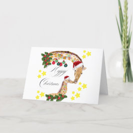 Frohe Weihnachten mit einer liebevollen Familie vo