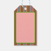 Frohe Weihnachten mit Elf Children Geschenkanhänger (Rückseite)