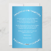 Frohe Weihnachten mit familiärem Foto (Rückseite)