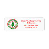 Frohe Weihnachten mit Familiennamen (Vorne)